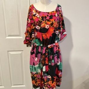fynn & rose floral summer dress 22W